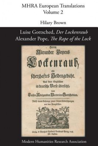 Książka Luise Gottsched, 'Der Lockenraub' / Alexander Pope, 'The Rape of the Lock' Hilary Brown