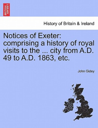 Kniha Notices of Exeter John Gidey