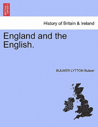 Könyv England and the English. Bulwer Lytton Bulwer