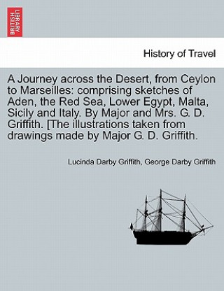 Carte Journey across the Desert, from Ceylon to Marseilles George Darby Griffith