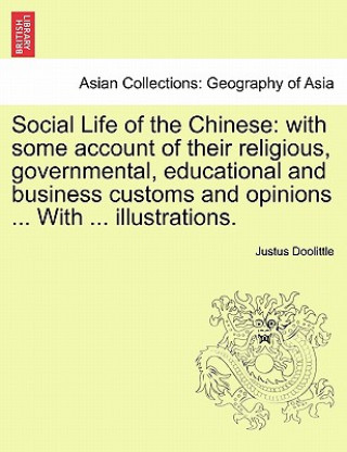 Carte Social Life of the Chinese Professor Justus Doolittle