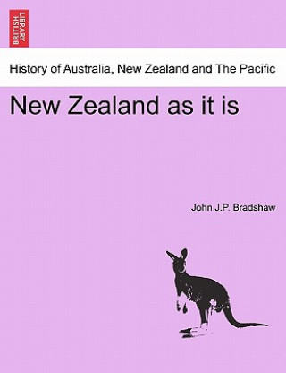 Livre New Zealand as It Is John J P Bradshaw