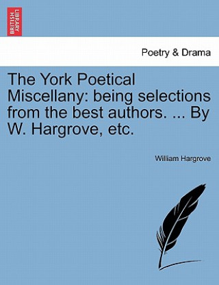 Książka York Poetical Miscellany William Hargrove