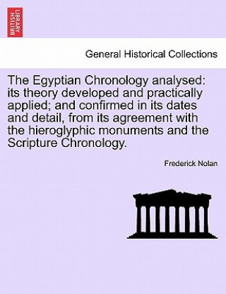 Kniha Egyptian Chronology analysed Frederick Nolan