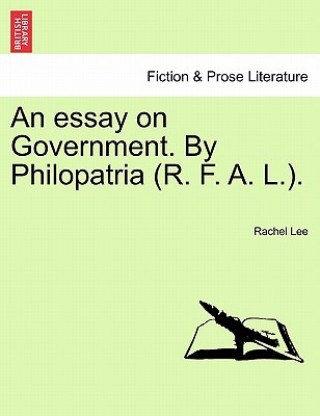 Książka Essay on Government Rachel Lee