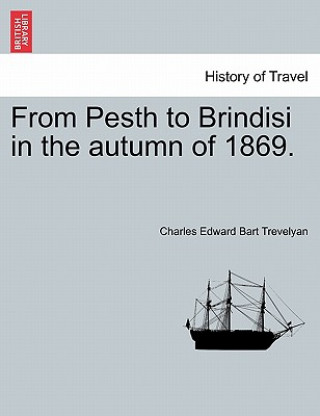 Kniha From Pesth to Brindisi in the Autumn of 1869. Charles Edward Bart Trevelyan