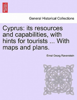 Carte Cyprus Ernst Georg Ravenstein