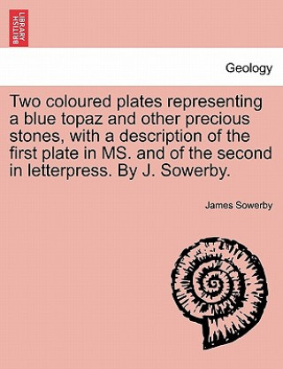Carte Two Coloured Plates Representing a Blue Topaz and Other Precious Stones, with a Description of the First Plate in Ms. and of the Second in Letterpress James Sowerby