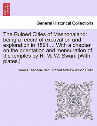 Carte Ruined Cities of Mashonaland Robert McNavi Wilson Swan