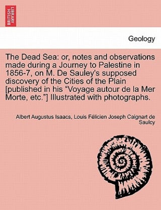 Kniha Dead Sea Louis F Caignart De Saulcy