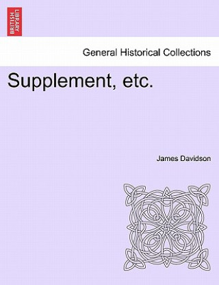 Kniha Supplement, Etc. Davidson