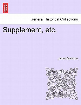 Knjiga Supplement, Etc. Davidson