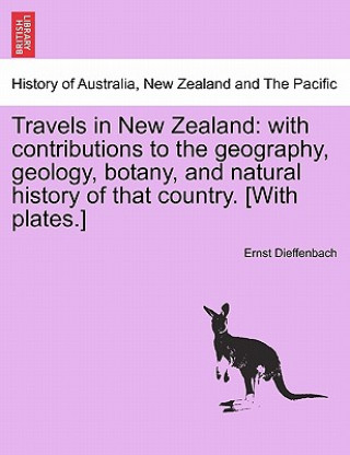 Carte Travels in New Zealand Ernst Dieffenbach