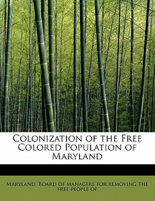 Carte Colonization of the Free Colored Population of Maryland Board of Managers for Removing the Free
