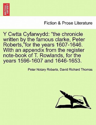 Kniha Cwtta Cyfarwydd David Richard Thomas