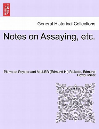 Libro Notes on Assaying, Etc. Edmund Howd Miller