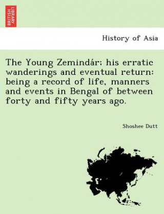 Βιβλίο Young Zeminda R; His Erratic Wanderings and Eventual Return Shoshee Dutt