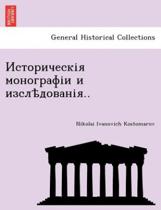 Kniha .. Nikolai Ivanovich Kostomarov