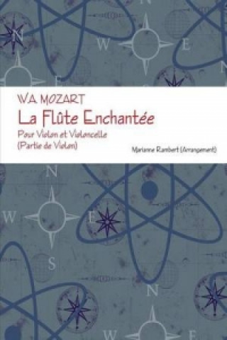 Carte W.A. MOZART La Flute Enchantee Pour Violon et Violoncelle (partie de Violon) Marianne Rambert (Arrangement)