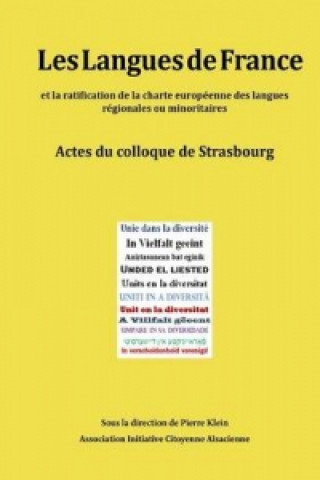 Książka Les Langues de France Association Initiative Citoyenne Alsacienne