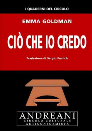 Knjiga Cio che io credo Emma Goldman