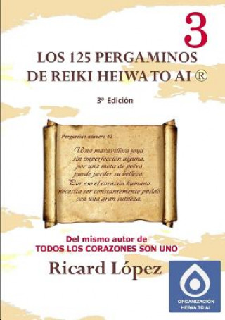 Książka 125 pergaminos de Reiki Heiwa to Ai (R) Ricard Lopez