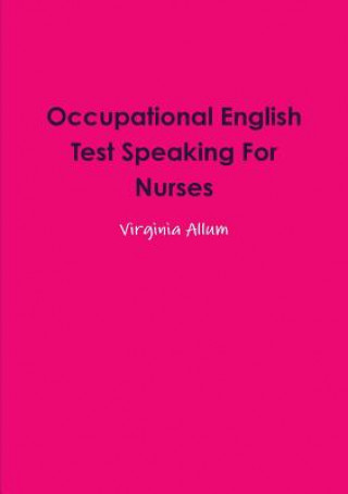 Buch Occupational English Test Speaking for Nurses Virginia Allum