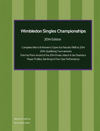 Libro Wimbledon Singles Championships - Complete Open Era Results 2014 Edition Simon Barclay