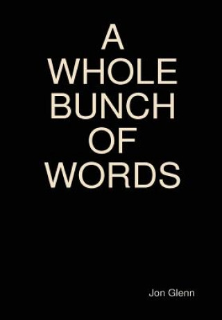 Book Whole Bunch of Words Jon Glenn