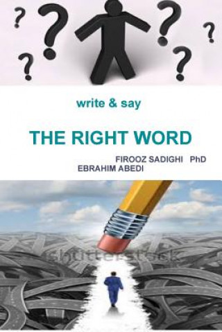 Kniha Write & Say the Right Word Ebrahim Abedi