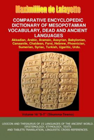 Carte V16.Comparative Encyclopedic Dictionary of Mesopotamian Vocabulary Dead & Ancient Languages Maximillien De Lafayette