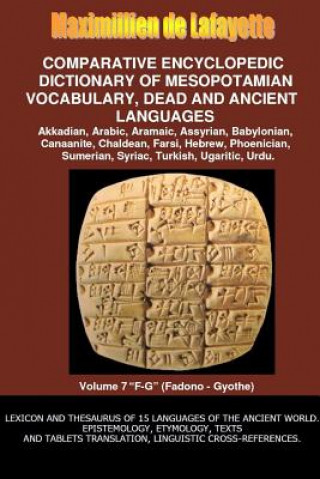 Könyv V7.Comparative Encyclopedic Dictionary of Mesopotamian Vocabulary Dead & Ancient Languages Maximillien De Lafayette