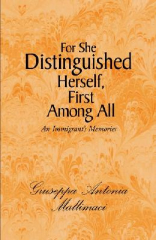 Buch For She Distinguished Herself Giuseppa Antonia Mallimaci