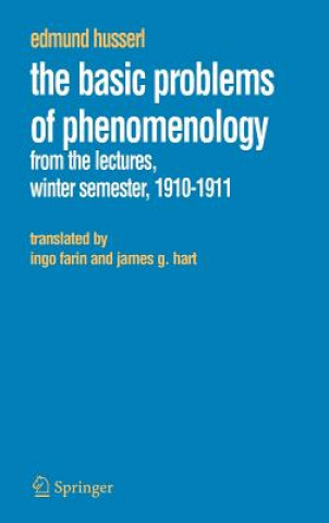 Kniha Basic Problems of Phenomenology Edmund Husserl