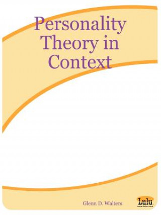 Kniha Personality Theory in Context Walters