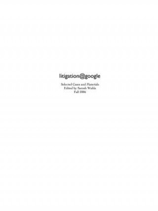 Knjiga Litigation@Google Sarosh Wahla