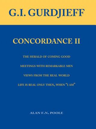 Βιβλίο Gurdjieff Concordance Alan F.N. Poole