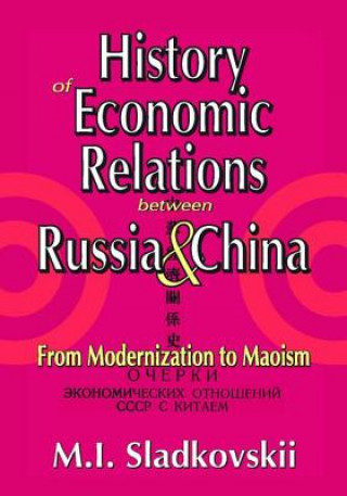 Książka History of Economic Relations between Russisa & China M.I. Sladkovskii