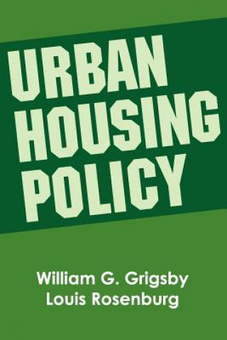 Buch Urban Housing Policy Louis Rosenberg