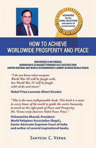 Könyv How to Achieve Worldwide Prosperity and Peace Santosh C Verma