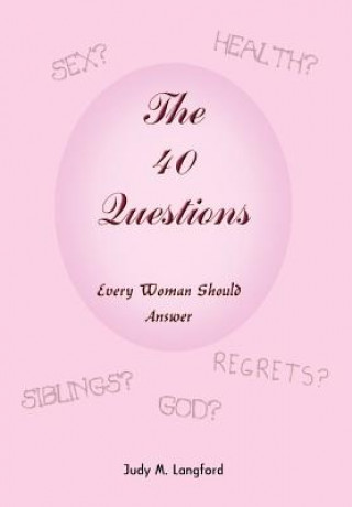 Carte 40 Questions Every Woman Should Answer Judy M Langford
