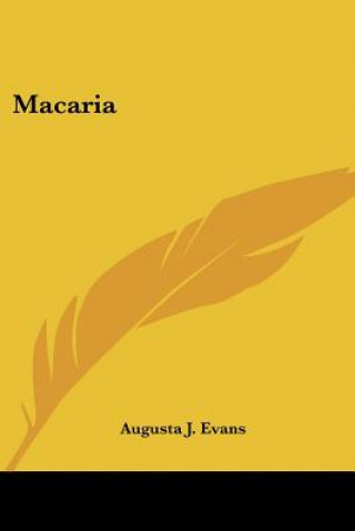 Libro Macaria Augusta J. Evans