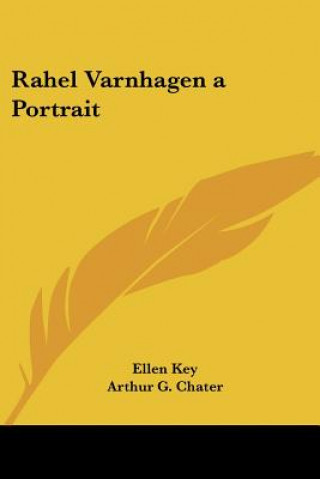 Book Rahel Varnhagen a Portrait Ellen Key