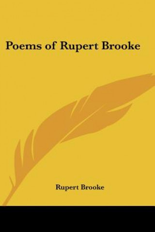 Könyv Poems of Rupert Brooke Rupert Brooke