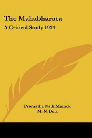 Livro Mahabharata Promatha Nath Mullick