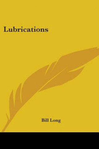 Book Lubrications Bill Long