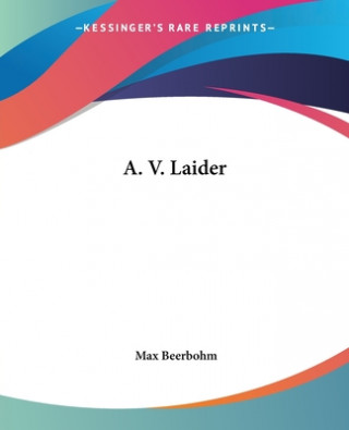 Knjiga V. Laider Max Beerbohm