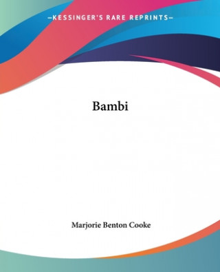 Libro Bambi Marjorie Benton Cooke