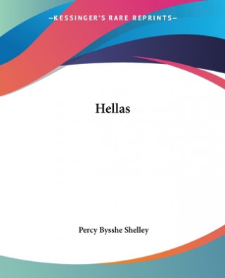 Kniha Hellas Percy Bysshe Shelley