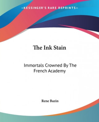 Libro Ink Stain Rene Bazin